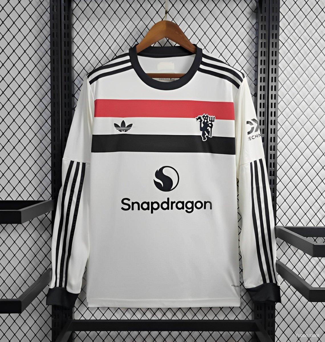 Camiseta de fútbol Manchester United 2024/25 TERCERA MANGA LARGA VERSION FAN